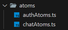 Jotai Atom 폴더 구조